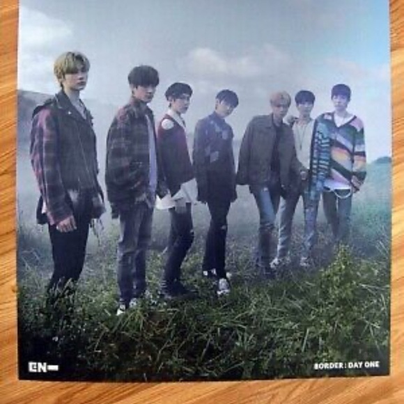ENHYPEN -‎ BORDER : DAY ONE (TYPE B) [ORIGINAL POSTER] K-POP *NEW* - Picture 2 of 2